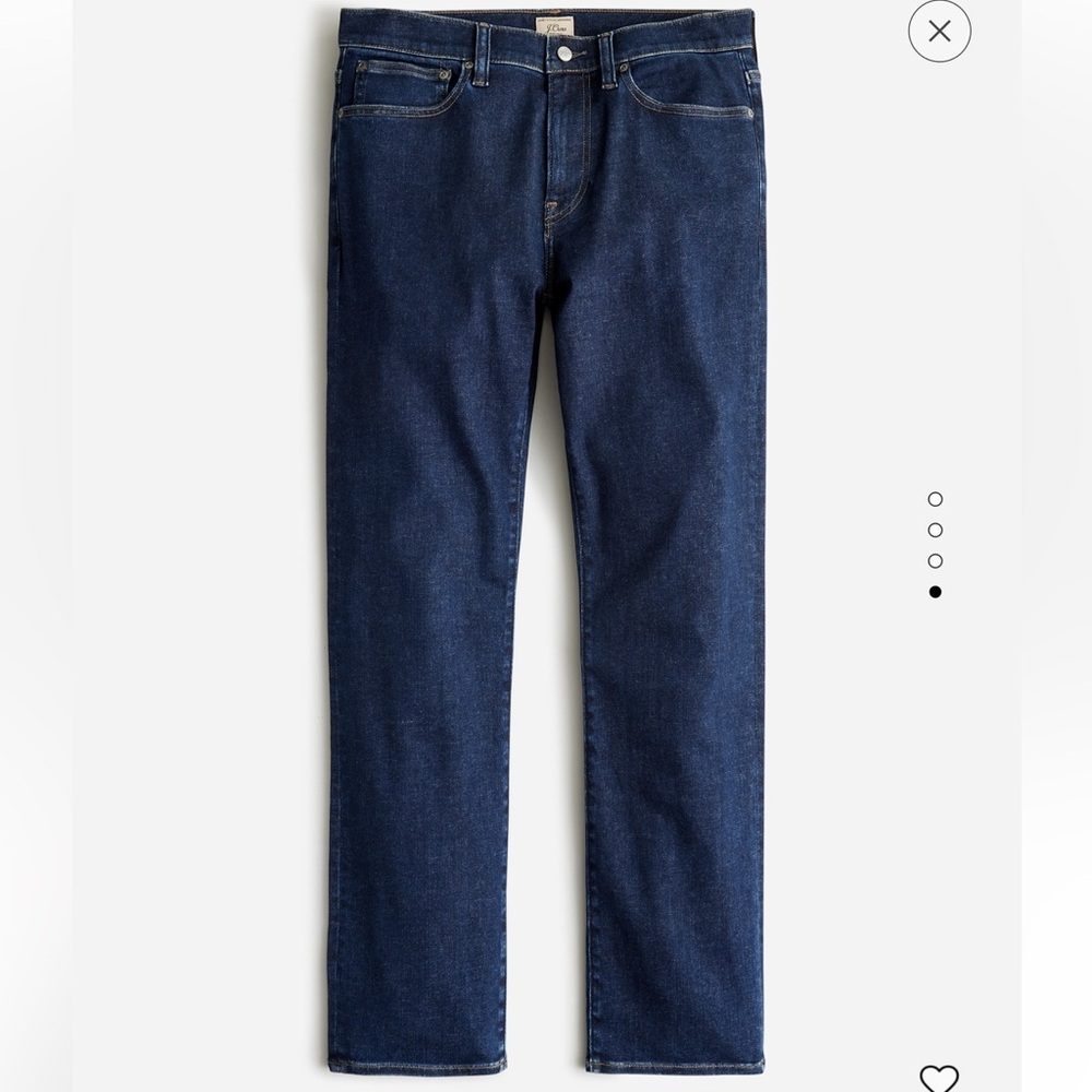 NWT - J.Crew 770 Straight Fit Stretch Jean -Deep blue medium wash - 30/30